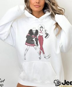 G III 4Her By Carl Banks White New Jersey Devils Hockey Girls T Shirt