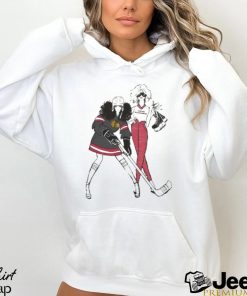 G III 4Her by Carl Banks Heather Gray Chicago Blackhawks Hockey Girls T Shirt