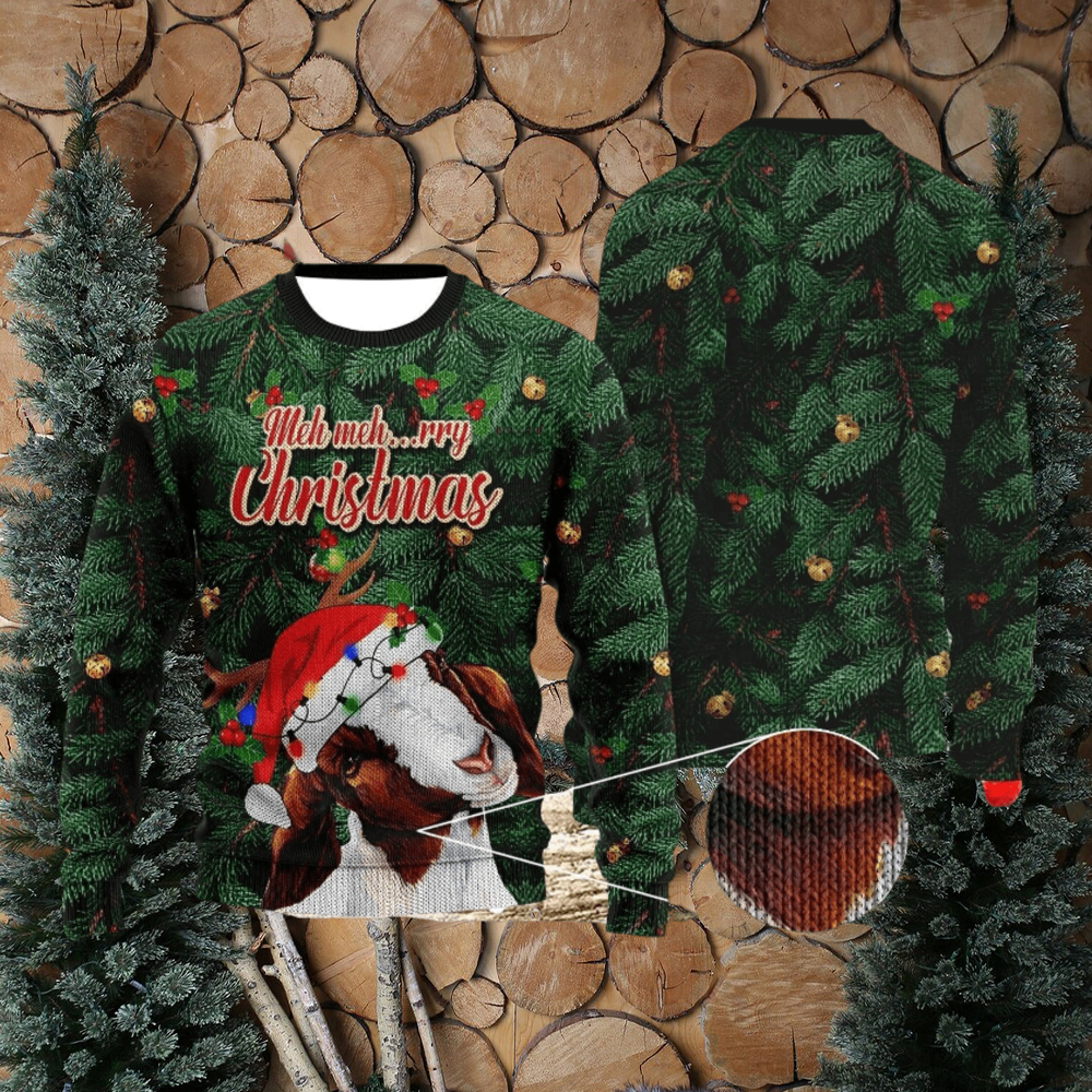 Ugly christmas hot sale goat sweater