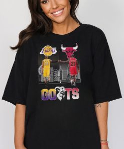 GOATs Los Angeles Lakers Kobe Bryant x Chicago Bulls Michael Jordan Signatures T Shirt