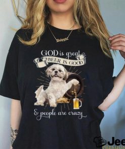 GOD IS GREAT BEER IS GOOD AND PEOPLE ARE CRAZY Classic T Shirt