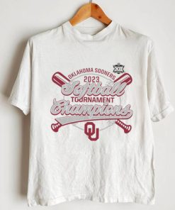 Oklahoma Sooners 2023 NCAA Big 12 Softball Conference Tournament Champions logo shirt