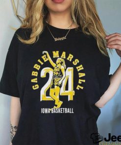 Gabbie Marshall 24 Iowa Basketball T Shirt