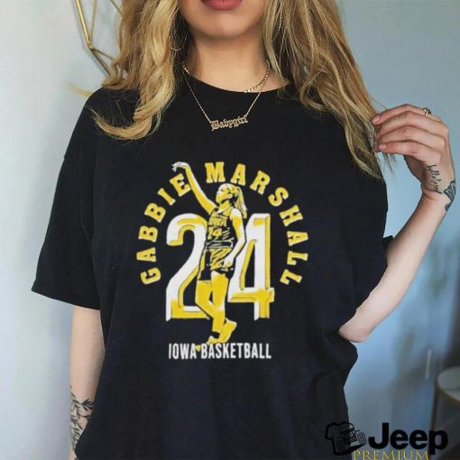 Gabbie Marshall 24 Iowa Basketball T Shirt