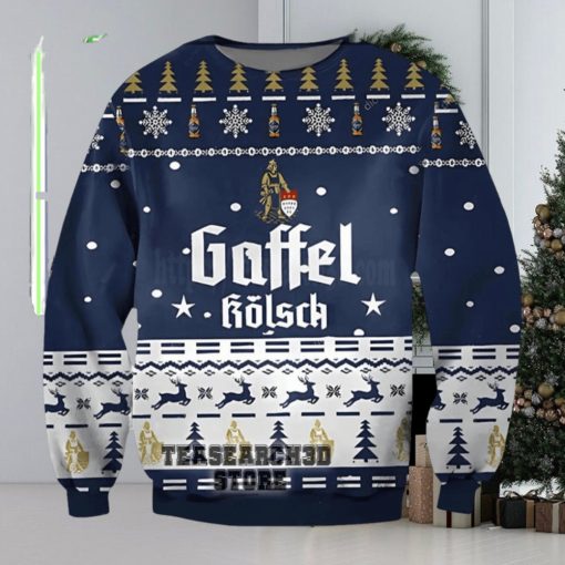 Gaffel Kolsch Beer Ugly Christmas Sweater