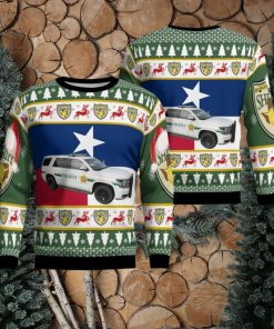 Galveston, Texas, Galveston County Office Car Christmas Ugly Sweater 3D