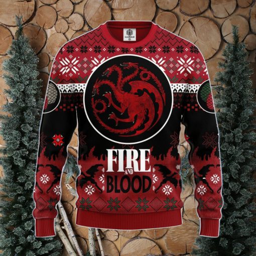 Game Of Thrones Targaryen Ugly Christmas Sweater Amazing Gift Men And Women Christmas Gift