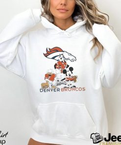 Gangster Mickey Mouse Nfl Denver Broncos Football Players Logo Shirt
