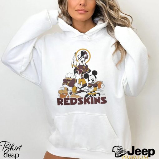 Gangster Mickey Mouse Nfl Washington Redskins Football Players Logo Shirt