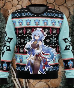 Ganyu Genshin Impact Ugly Christmas Sweater
