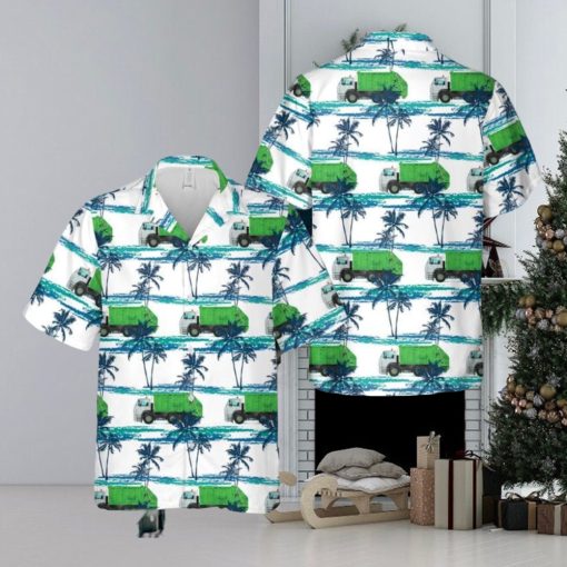 Garbage Truck 3D Hawaiian Shirt Summer Holiday Gift For Men And Women