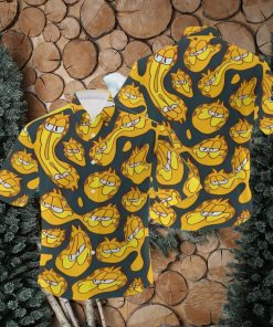 Garfield Character Vacation Hawaiian Print Shirt