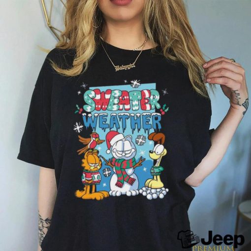 Garfield Christmas Sweater Weather Shirt