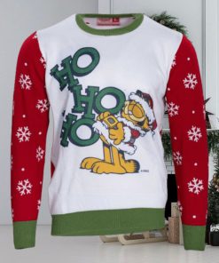 Garfield Santa HO HO HO Ugly Christmas Sweater