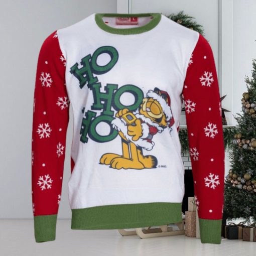 Garfield Santa HO HO HO Ugly Christmas Sweater