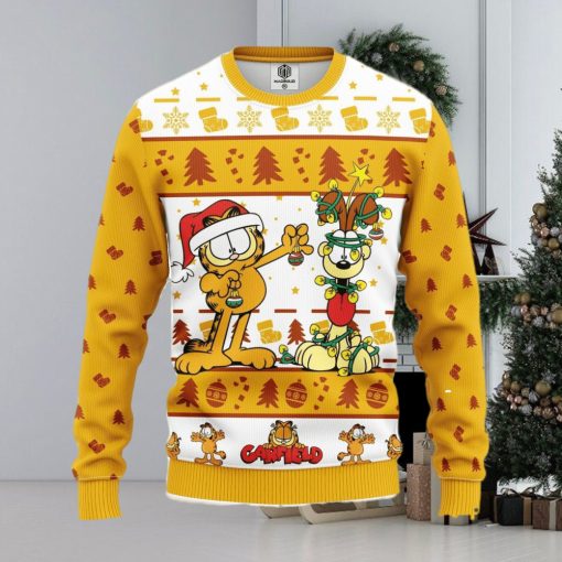 Garfield Ugly Christmas Sweater Amazing Gift Men And Women Christmas Gift