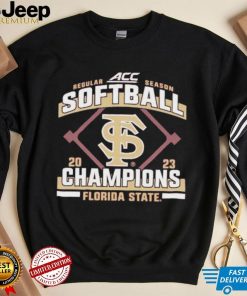 Garnet Florida State Seminoles 2023 ACC Softball Regular Season Champions T Shirt