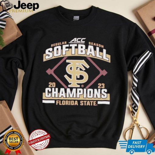 Garnet Florida State Seminoles 2023 ACC Softball Regular Season Champions T Shirt