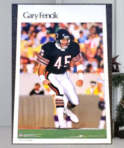 Gary Fencik On The Prowl Chicago Bears Vintage Original Poster