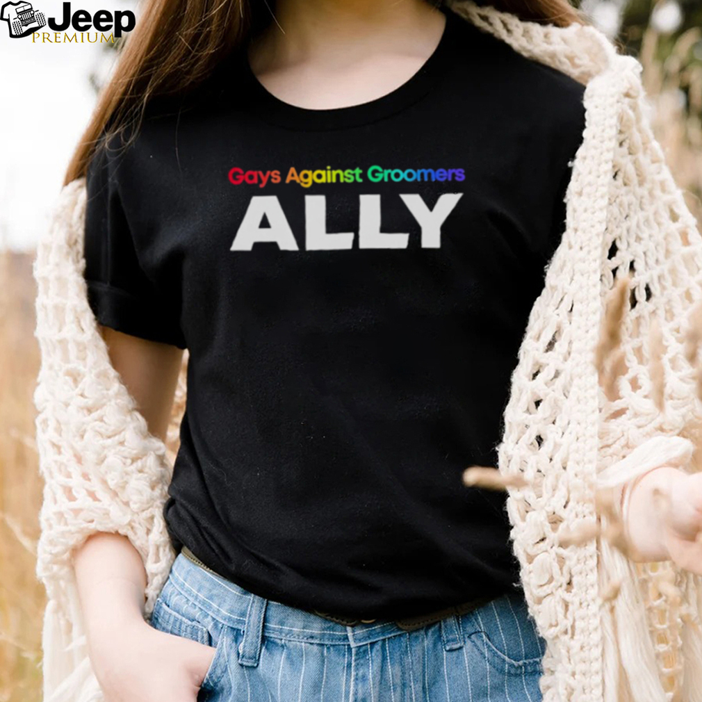 Gays against groomers ally T shirt