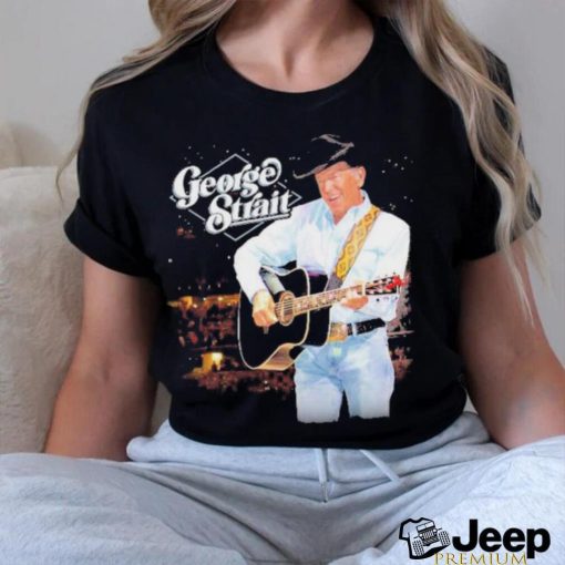 George Strait 2023 Black Photo Tour Shirt