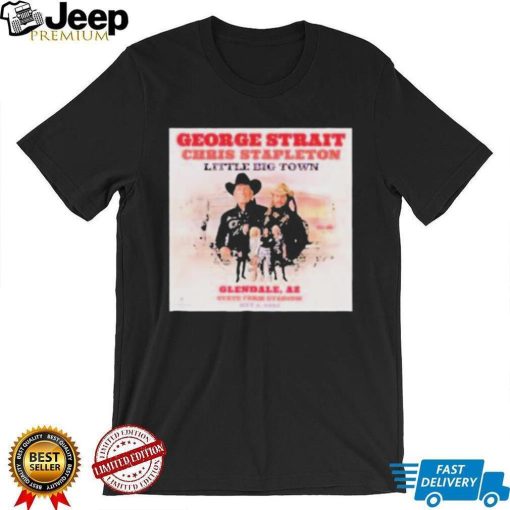 George Strait Chris Stapleton Little Town Tour 2023 Glendale Az Shirt