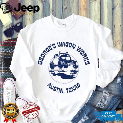 George’s Wagon Works Austin Texas logo shirt