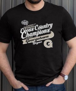 Georgetown Hoyas Blue 84 2023 Big East Women's Cross Country Champions T Shirt