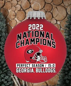 Georgia Bulldogs 2022 National Championship Officially Licensed Ornament