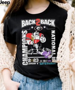 Georgia Bulldogs Back 2 Back CFP National Champions 2023 Shirt