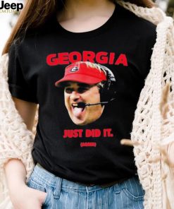 Georgia Bulldogs Kirby Smart Just Did It Again Shirt