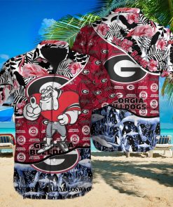 Georgia Bulldogs NCAA All Over Print Classic Hawaiian Aloha Shirt