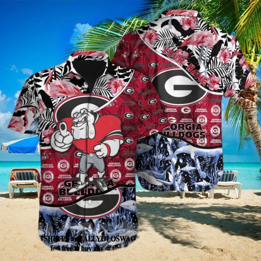 Georgia Bulldogs NCAA All Over Print Classic Hawaiian Aloha Shirt