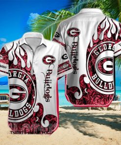 Georgia Bulldogs NCAA For Sport Fans 3D Vacation Hawaiian Shirt