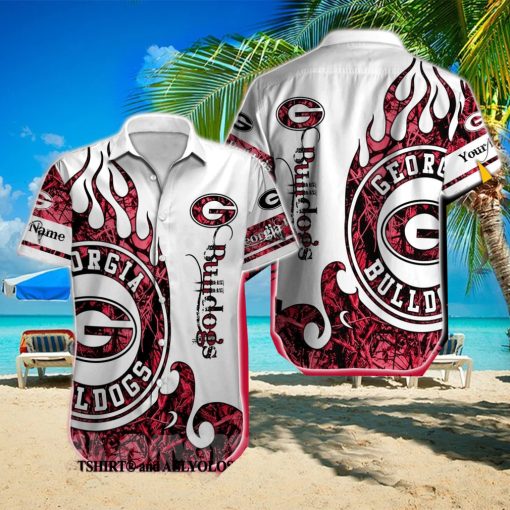 Georgia Bulldogs NCAA For Sport Fans 3D Vacation Hawaiian Shirt