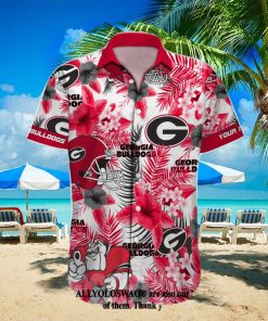 Georgia Bulldogs NCAA Full Printed Classic Vacation Hawaiian Shirt