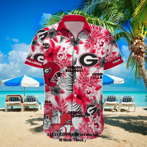 Georgia Bulldogs NCAA Full Printed Classic Vacation Hawaiian Shirt