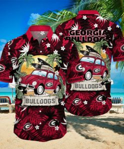 Georgia Bulldogs NCAA Hawaiian Shirt Sea Breezetime Aloha Shirt