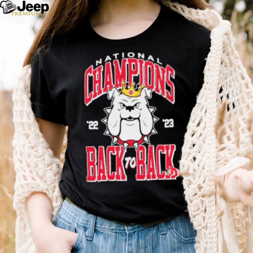 Georgia Bulldogs National Champions 2023 Back To Back Gauge Shirt