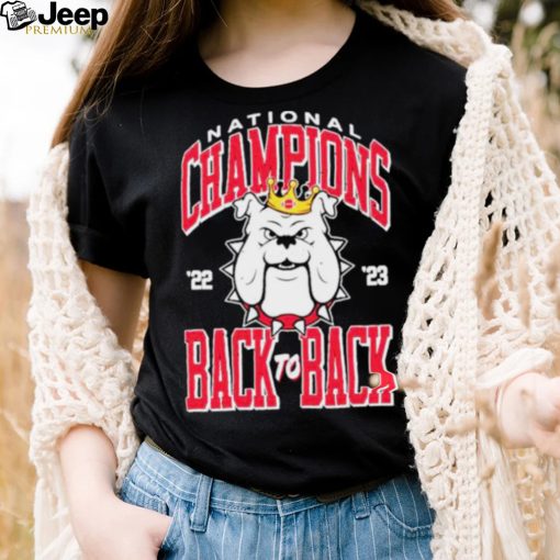 Georgia Bulldogs National Champions 2023 Back To Back Gauge Shirt