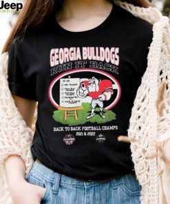 Georgia Bulldogs Run it Back 2021 2022 CFP National Champions shirt