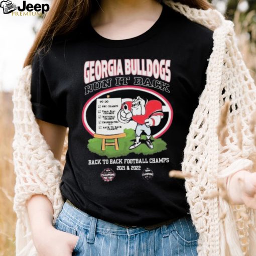 Georgia Bulldogs Run it Back 2021 2022 CFP National Champions shirt