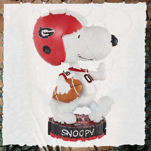 Georgia Bulldogs Snoopy Peanuts Bighead Bobblehead Ornament