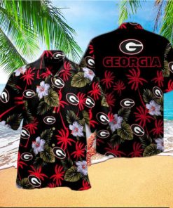 Georgia Bulldogs Summer Tropical Combo Hawaiian Shirt