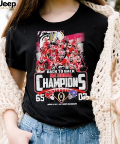 Georgia Bulldogs Team 2021 2022 Back To Back National Football Champions Shirt