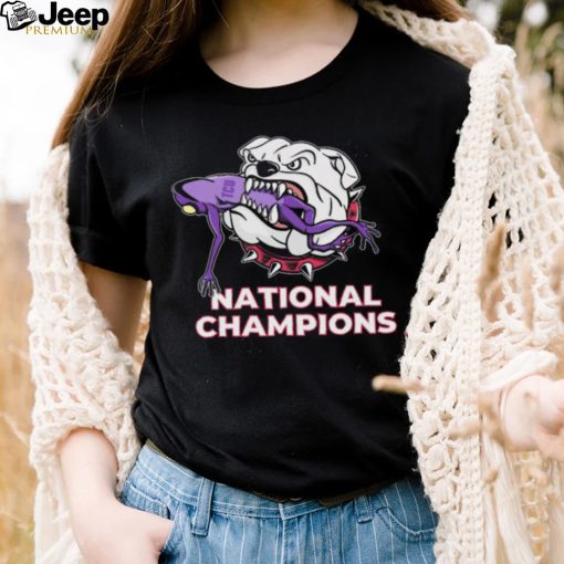 Georgia Bulldogs uga Eat Frogs National Champions shirt