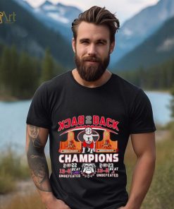 Georgia Bulldogs undefeated back 2 back Champions shirt