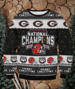 Georgia Champions Christmas Ugly Sweater Gift For Men And Women