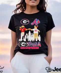 Georgia Bulldogs and Atlanta Braves mascot National Championship 2022  shirt, hoodie, sweater and v-neck t-shirt