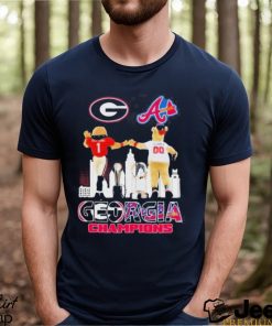 Georgia City Of Champions Atlanta Braves and Georgia Bulldogs